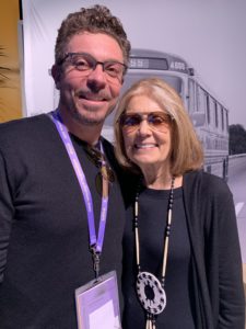 Nick Basta with Gloria Steinem